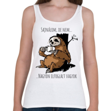PRINTFASHION Nagyon elfoglalt - Női atléta - Fehér