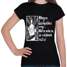PRINTFASHION nagyon szimpatikus vagy...w - Női póló - Fekete női póló