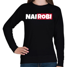 PRINTFASHION NAIROBI - Női pulóver - Fekete női pulóver, kardigán