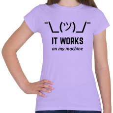 PRINTFASHION Nálam működik - Női póló - Viola