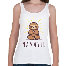 PRINTFASHION Namaste - Lajháros - Női atléta - Fehér