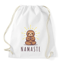 PRINTFASHION Namaste - Lajháros - Sportzsák, Tornazsák - Fehér tornazsák