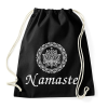 PRINTFASHION Namaste - Sportzsák, Tornazsák - Fekete