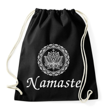PRINTFASHION Namaste - Sportzsák, Tornazsák - Fekete tornazsák