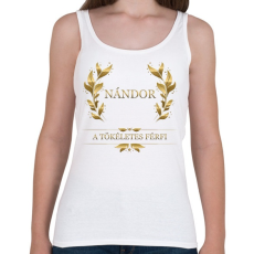 PRINTFASHION Nándor - Női atléta - Fehér