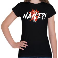 PRINTFASHION Nani?! - Női póló - Fekete női póló