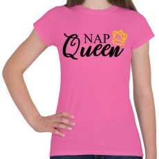 PRINTFASHION Nap Queen - Női póló - Rózsaszín