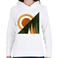 PRINTFASHION Naplemente 2 - Női kapucnis pulóver - Fehér