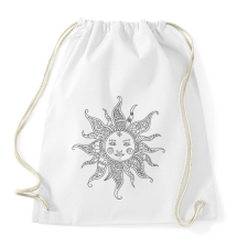 PRINTFASHION Napocska - Sportzsák, Tornazsák - Fehér tornazsák