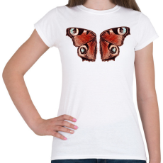PRINTFASHION Nappali pávaszem szárnyai - Női póló - Fehér