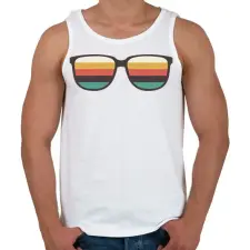 PRINTFASHION napszemüveg - Férfi atléta - Fehér atléta, trikó