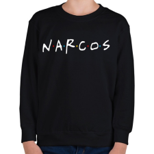 PRINTFASHION Narcos - Gyerek pulóver - Fekete gyerek pulóver, kardigán