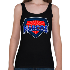 PRINTFASHION NARCOS - Női atléta - Fekete