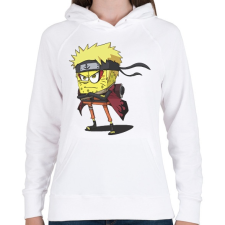 PRINTFASHION Narubob - Női kapucnis pulóver - Fehér női pulóver, kardigán
