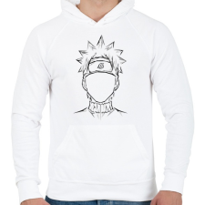 PRINTFASHION Naruto - Férfi kapucnis pulóver - Fehér férfi pulóver, kardigán