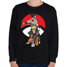 PRINTFASHION Naruto - Gyerek pulóver - Fekete gyerek pulóver, kardigán