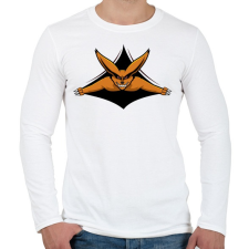 PRINTFASHION Naruto - Kurama - Férfi hosszú ujjú póló - Fehér férfi póló