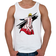 PRINTFASHION Naruto Minoto - Férfi atléta - Fehér atléta, trikó