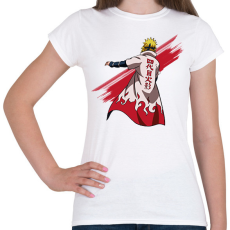 PRINTFASHION Naruto Minoto - Női póló - Fehér