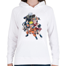 PRINTFASHION Naruto - Női kapucnis pulóver - Fehér