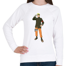 PRINTFASHION Naruto - Női pulóver - Fehér női pulóver, kardigán