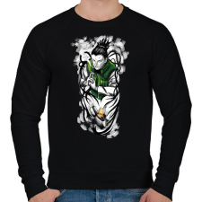 PRINTFASHION Naruto Shikamaru - Férfi pulóver - Fekete férfi pulóver, kardigán