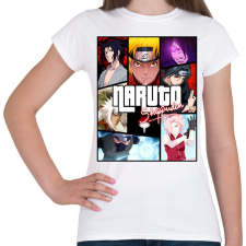 PRINTFASHION Naruto Shippuuden - Női póló - Fehér női póló