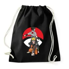 PRINTFASHION Naruto - Sportzsák, Tornazsák - Fekete tornazsák