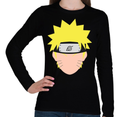 PRINTFASHION Naruto Uzumaki - Női hosszú ujjú póló - Fekete