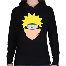 PRINTFASHION Naruto Uzumaki - Női kapucnis pulóver - Fekete női pulóver, kardigán