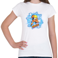 PRINTFASHION Naruto Uzumaki - Női póló - Fehér női póló