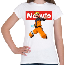 PRINTFASHION Naruto Uzumaki Rasengan - Női póló - Fehér női póló