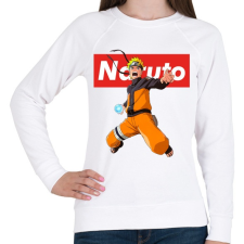 PRINTFASHION Naruto Uzumaki Rasengan - Női pulóver - Fehér női pulóver, kardigán