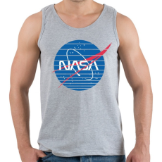 PRINTFASHION Nasa logo - Férfi atléta - Sport szürke