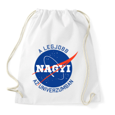 PRINTFASHION Nasa Nagymama - Sportzsák, Tornazsák - Fehér tornazsák