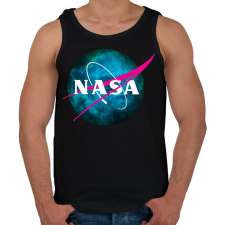 PRINTFASHION NASA NEBULA - Férfi atléta - Fekete atléta, trikó