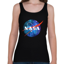 PRINTFASHION nasa - Női atléta - Fekete női trikó