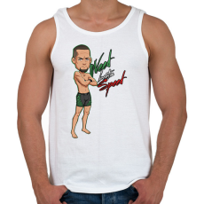 PRINTFASHION Nate Diaz - Férfi atléta - Fehér