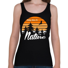 PRINTFASHION Nature  - Női atléta - Fekete