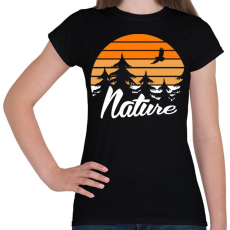 PRINTFASHION Nature  - Női póló - Fekete