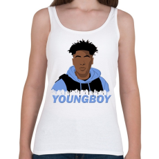 PRINTFASHION NBA Youngboy - Női atléta - Fehér