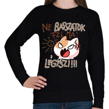 PRINTFASHION Ne basszatok fel ma! Légyszi! - Női pulóver - Fekete női pulóver, kardigán