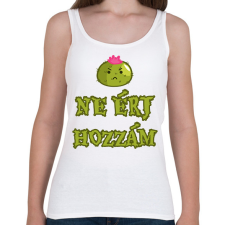PRINTFASHION Ne érj hozzám - Női atléta - Fehér női trikó