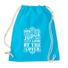 PRINTFASHION Ne ítélj a borító alapján!  - Sportzsák, Tornazsák - Surf blue