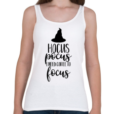 PRINTFASHION Need coffee - Női atléta - Fehér női trikó