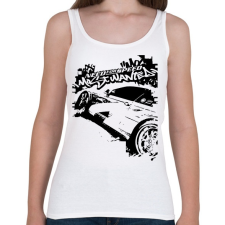PRINTFASHION Need For Speed MW - Női atléta - Fehér női felső