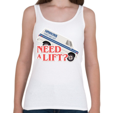 PRINTFASHION Need lift? - Női atléta - Fehér női trikó