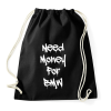 PRINTFASHION Need money for BMW fehér - Sportzsák, Tornazsák - Fekete