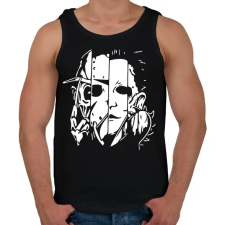 PRINTFASHION Négyes - Férfi atléta - Fekete atléta, trikó
