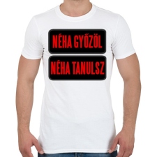 PRINTFASHION néha... - Férfi póló - Fehér férfi póló